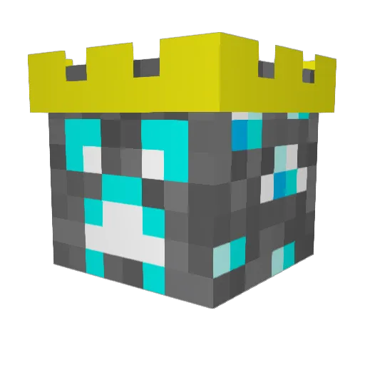ILI_Player Minecraft avatar head, 3D render
