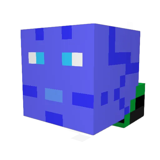 ILLIDEX_ Minecraft avatar head, 3D render