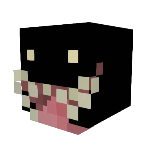 ILLUSCENTE Minecraft avatar head, 3D render