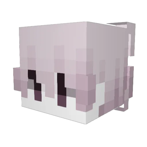 ILLU_AFFE Minecraft avatar head, 3D render