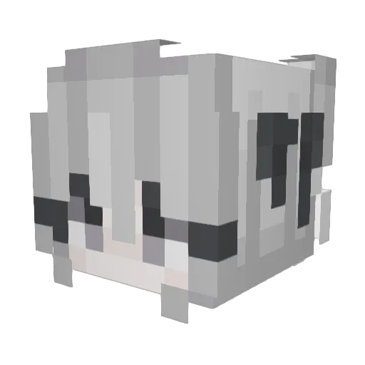 ILOVEKRIS Minecraft avatar head, 3D render