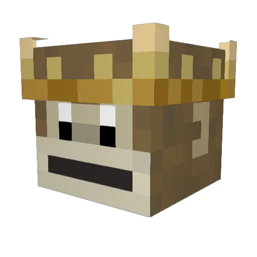 ILOVERORY Minecraft avatar head, 3D render
