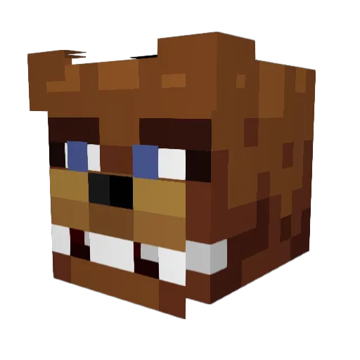 ILOVESCOUSERS Minecraft avatar head, 3D render