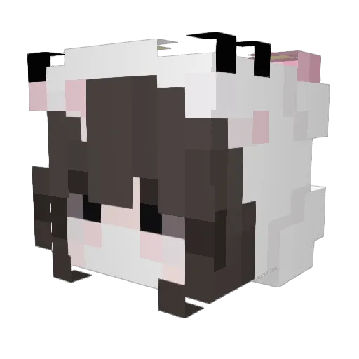 ILOVESON Minecraft avatar head, 3D render