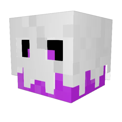 ILRTGNC Minecraft avatar head, 3D render
