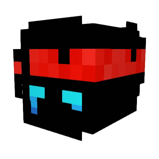 ILSOMMOMILTI Minecraft avatar head, 3D render