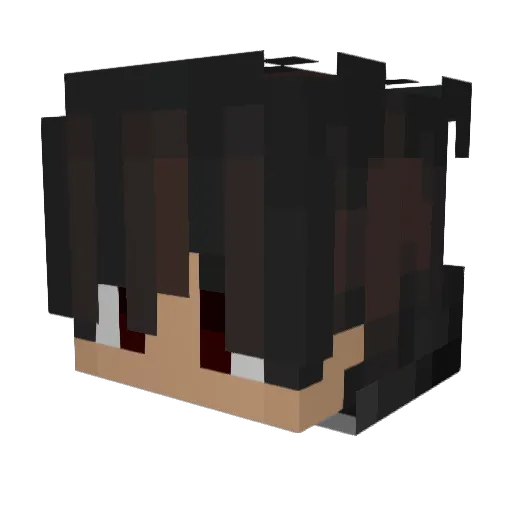 ILUVANAIAH Minecraft avatar head, 3D render