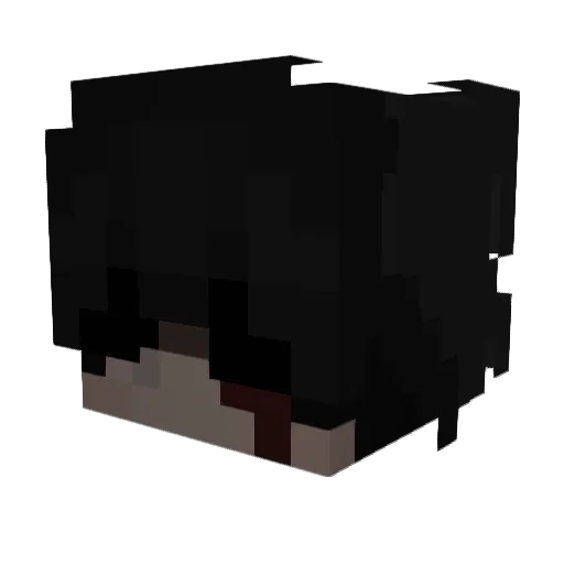 ILUVGOTHGIRLS666 Minecraft avatar head, 3D render