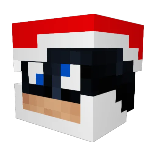 ILYBabyMsgMeRN Minecraft avatar head, 3D render