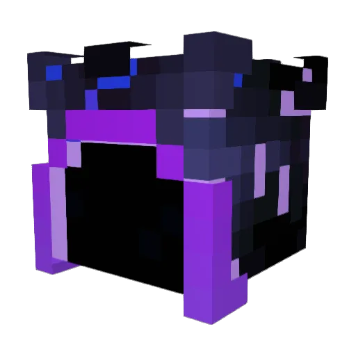 ILYM1X Minecraft avatar head, 3D render