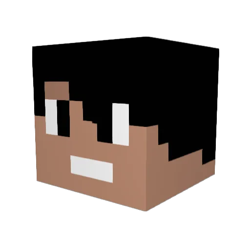 ILY_JuneTheQueen Minecraft avatar head, 3D render