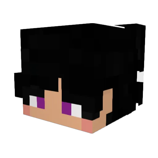 ILattexXD Minecraft avatar head, 3D render