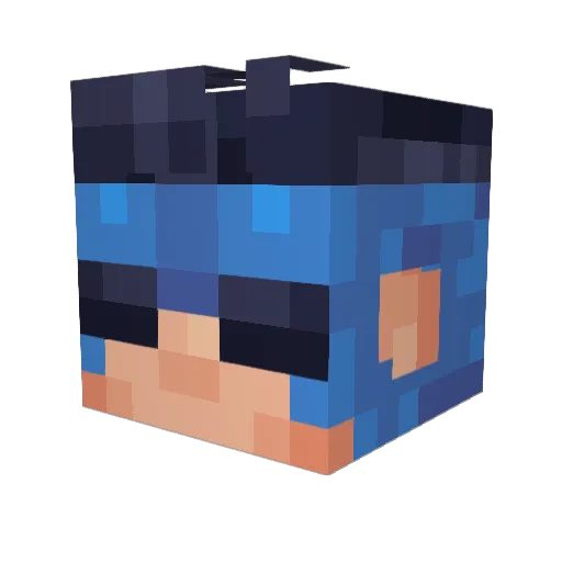 ILeafYI7 Minecraft avatar head, 3D render