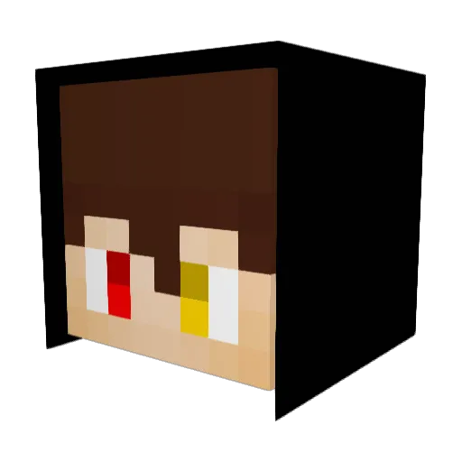 ILeon1I Minecraft avatar head, 3D render
