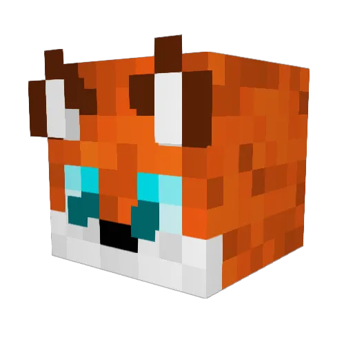 ILickFurries Minecraft avatar head, 3D render