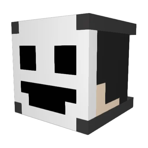 ILikeBeAlive Minecraft avatar head, 3D render