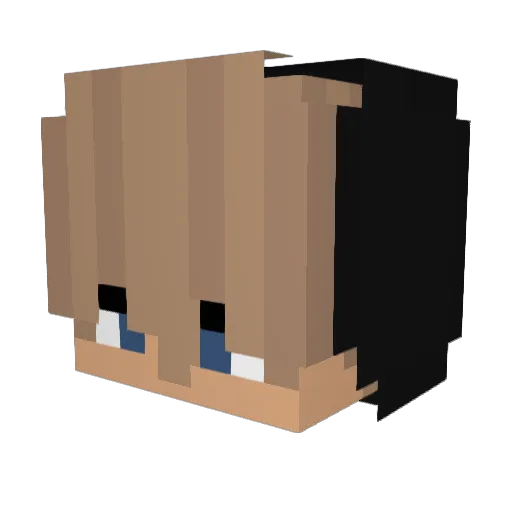 ILikeCh1cken Minecraft avatar head, 3D render