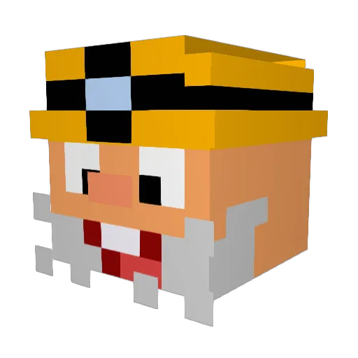 ILikeHomophobia Minecraft avatar head, 3D render