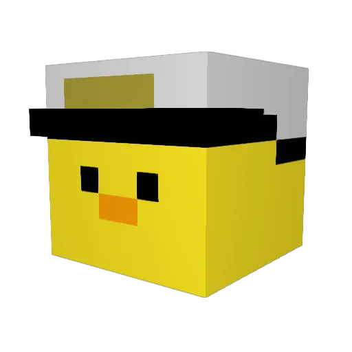 ILikeMilkingCows Minecraft avatar head, 3D render