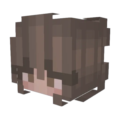 ILikeSand101 Minecraft avatar head, 3D render