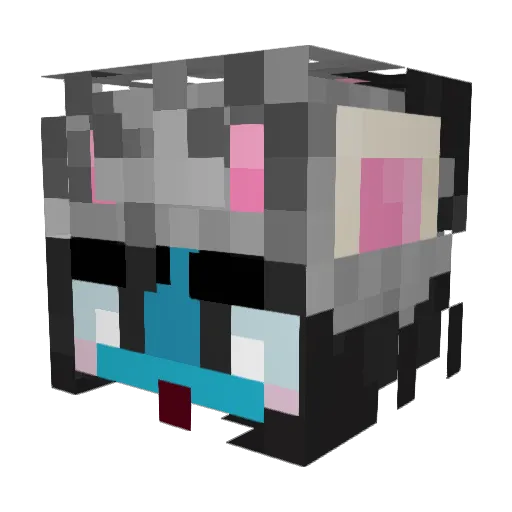 ILikeTea2314 Minecraft avatar head, 3D render