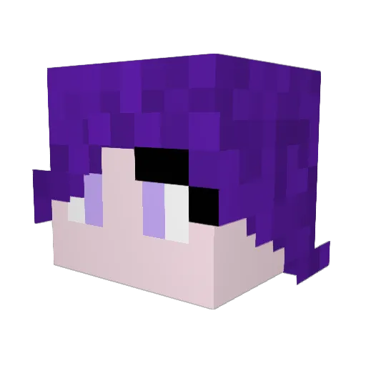 ILikeTr4ins Minecraft avatar head, 3D render