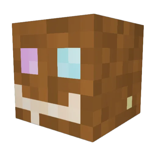 ILiveForJerry Minecraft avatar head, 3D render