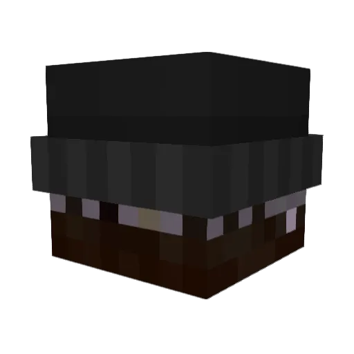 ILostFaith Minecraft avatar head, 3D render