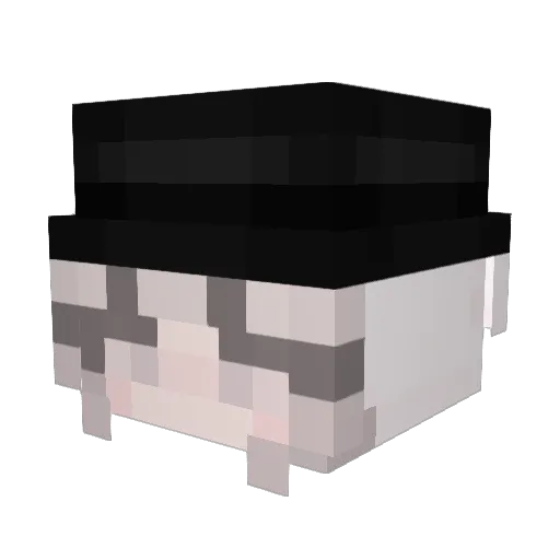 ILostl Minecraft avatar head, 3D render