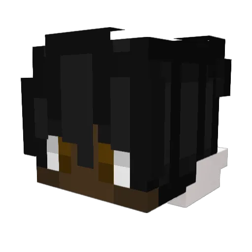 ILoveBeni Minecraft avatar head, 3D render