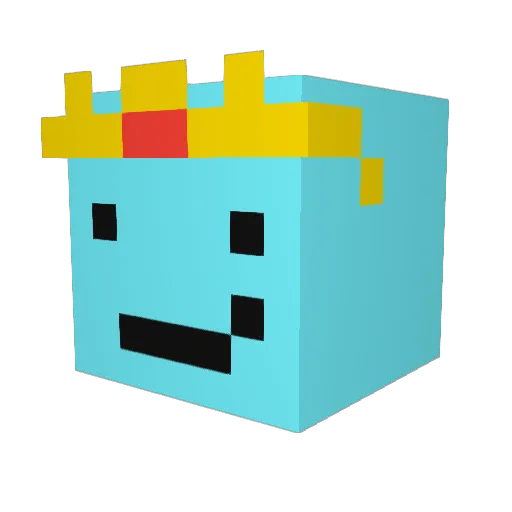 ILoveBetaAMI Minecraft avatar head, 3D render
