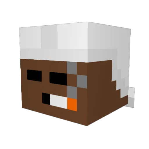ILoveBreakfast Minecraft avatar head, 3D render