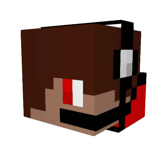ILoveCats58 Minecraft avatar head, 3D render