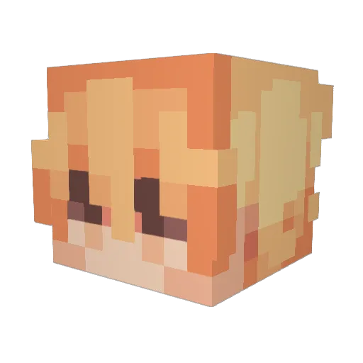 ILoveDinos23 Minecraft avatar head, 3D render