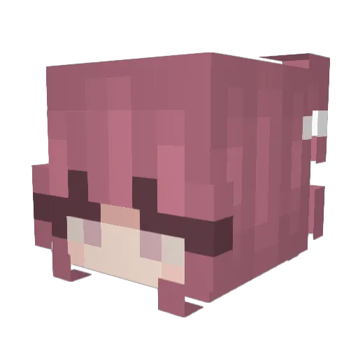 ILoveDixonNas Minecraft avatar head, 3D render