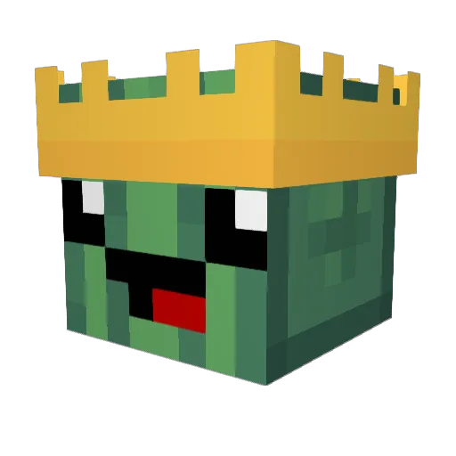 ILoveDodo Minecraft avatar head, 3D render