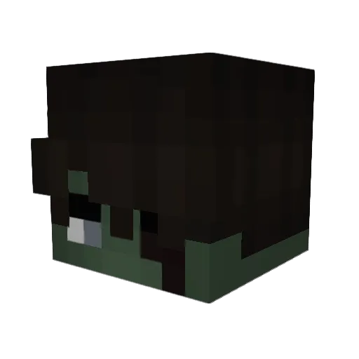 ILoveFlames Minecraft avatar head, 3D render