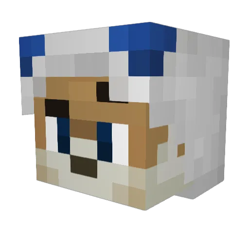 ILoveKenshin Minecraft avatar head, 3D render