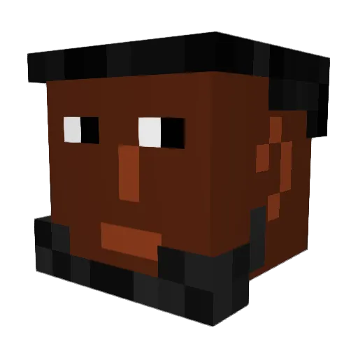 ILoveLeKing Minecraft avatar head, 3D render