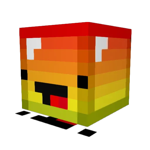 ILoveLlamas9 Minecraft avatar head, 3D render