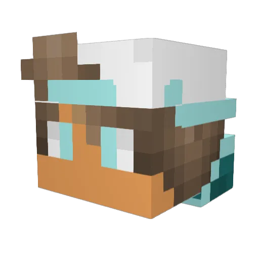 ILoveMeSelfOwO Minecraft avatar head, 3D render