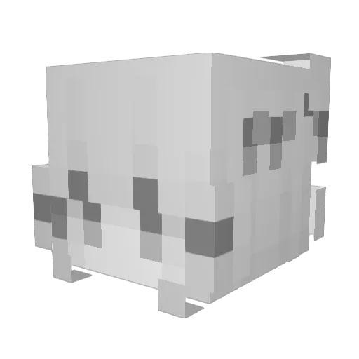 ILoveSpotify Minecraft avatar head, 3D render