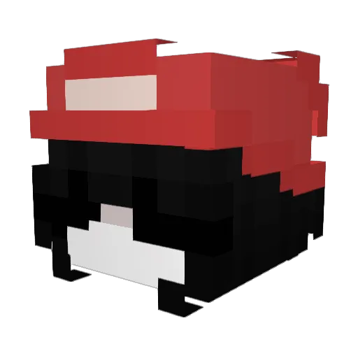 ILoveSweetTea Minecraft avatar head, 3D render