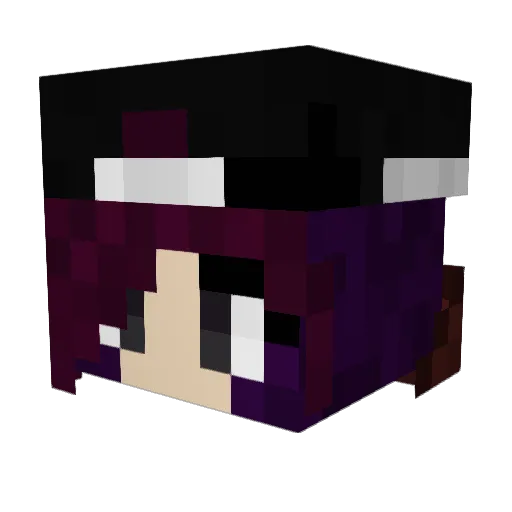 ILoveToPATD Minecraft avatar head, 3D render