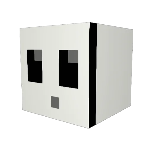 ILoveYouMan Minecraft avatar head, 3D render