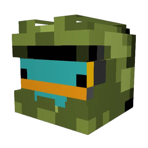 ILove_Serena Minecraft avatar head, 3D render