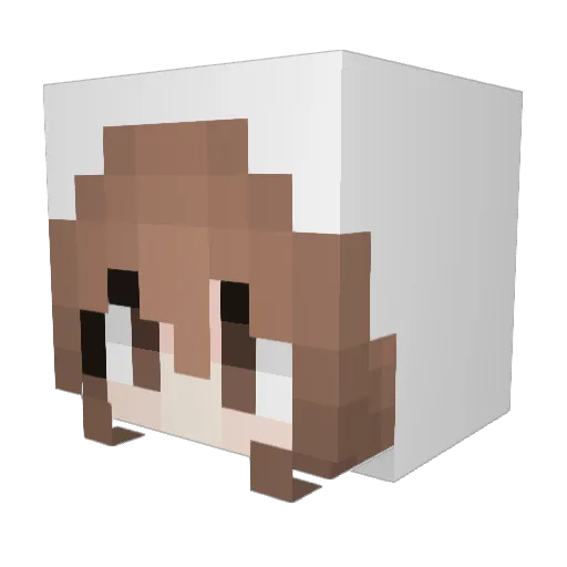 IMABOSSBUNNYGIRL Minecraft avatar head, 3D render