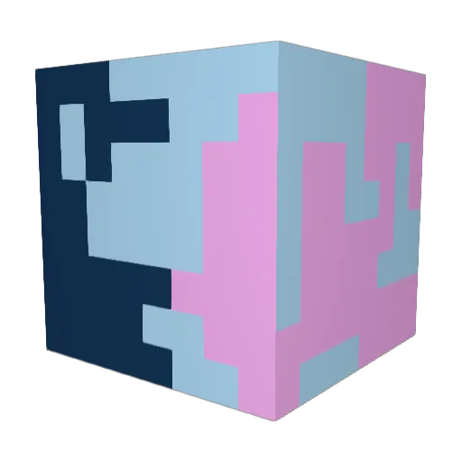 IMAD00R Minecraft avatar head, 3D render