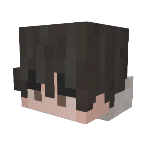 IMAGOODBOY_ Minecraft avatar head, 3D render