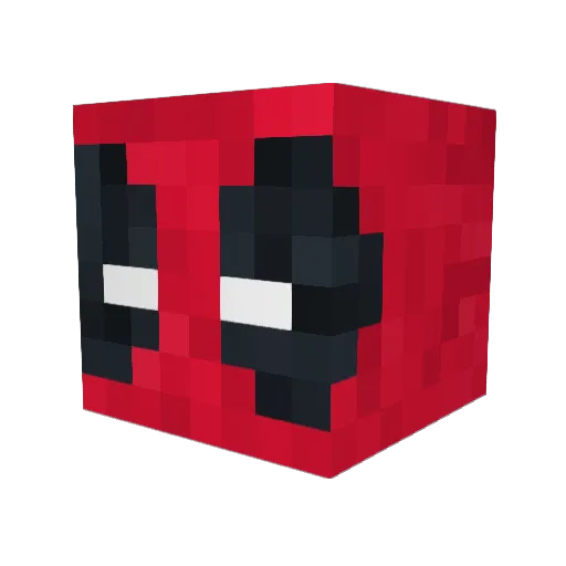 IMATAIT Minecraft avatar head, 3D render
